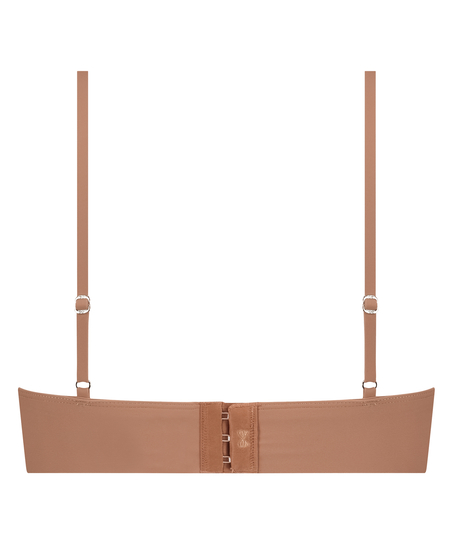 Smooth Triangle Bralette, Brown