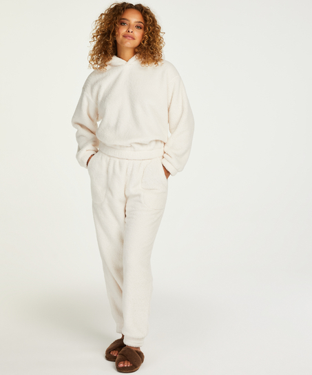 Snuggle Hoodie Fleece, White