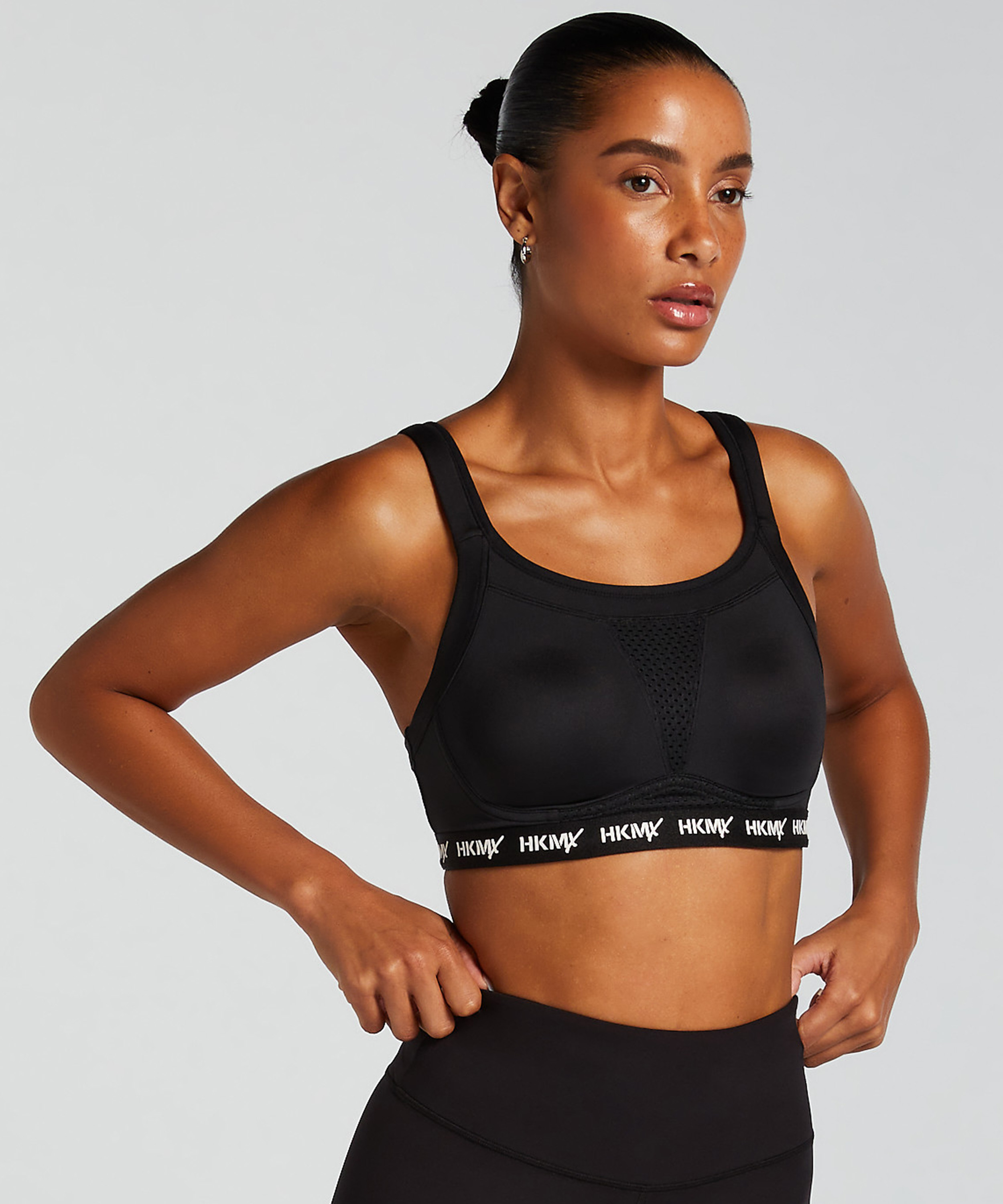 HKMX Sports bra The Elite Level 3, Black, main