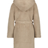 Fleece Bathrobe, Beige