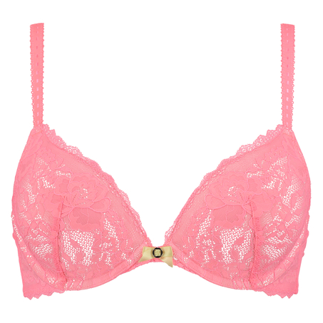 Theresa Padded Underwired Push-Up Bra, Orange