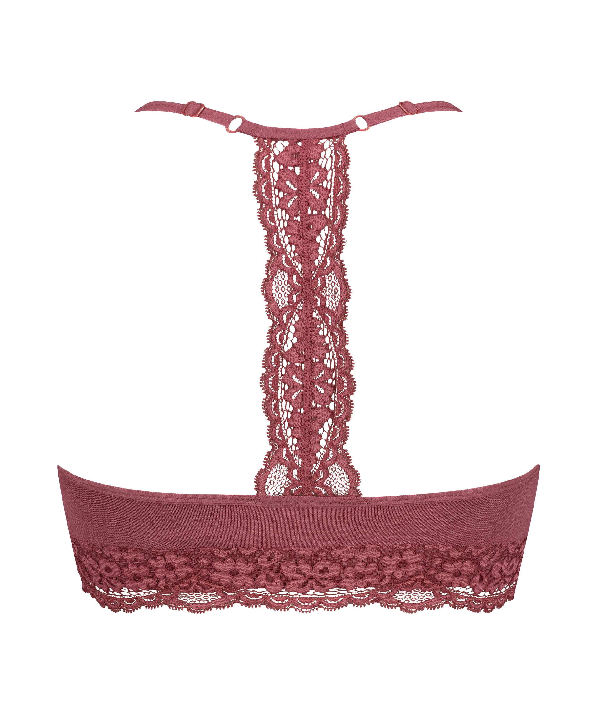 Marine seamless bralette, Red, main