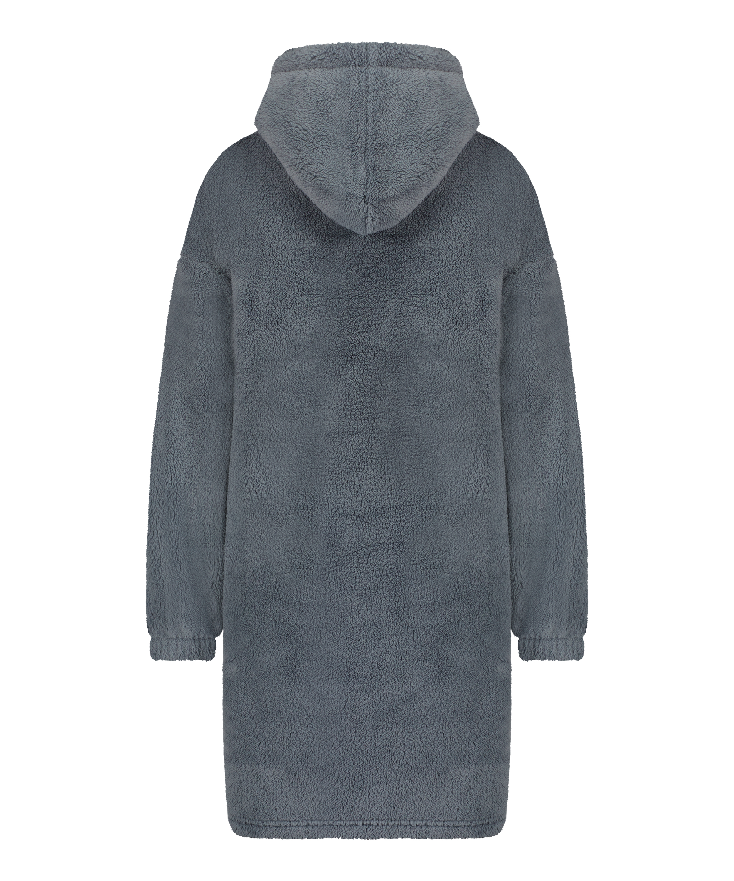 Snuggle Fleece Lounge Dress, Green, main