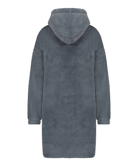 Snuggle Fleece Lounge Dress, Green