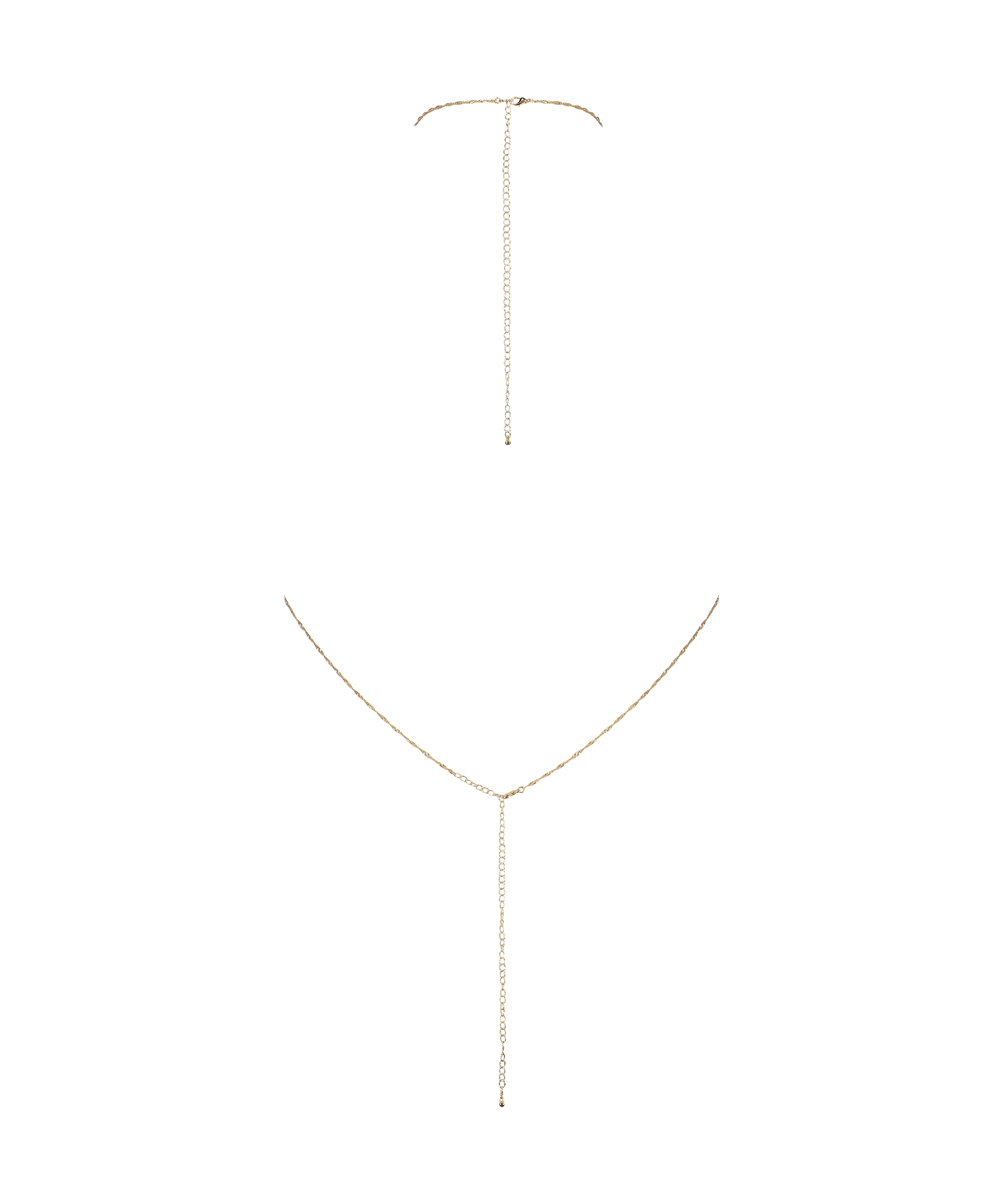 Chain Top Bralette, Yellow, main