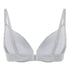 Cotton Padded Underwired Push-Up Bra, Grey
