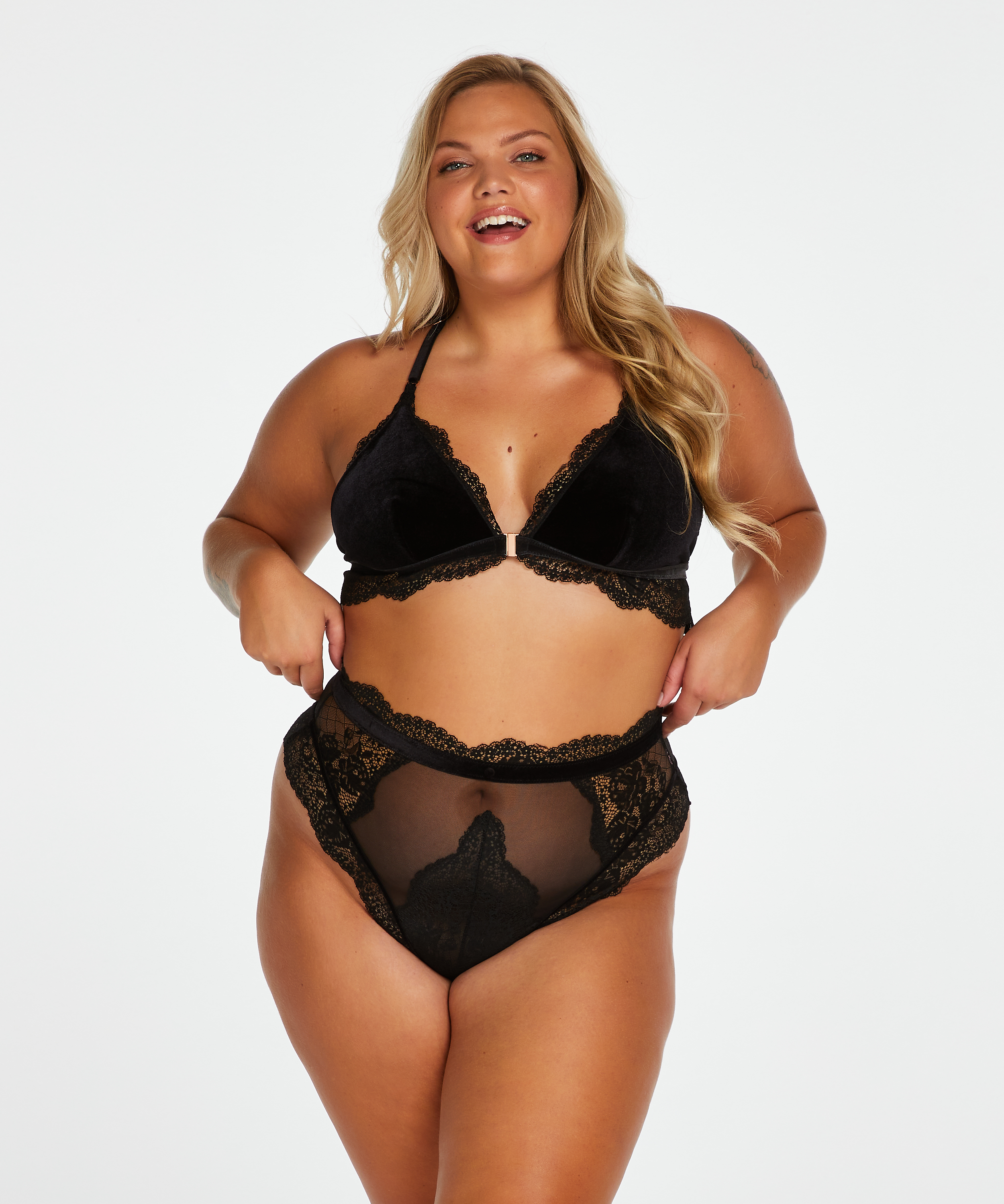Maureen Bralette Rebecca Mir, Black, main