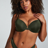 Lea Padded Underwired Push-Up Bra, Green