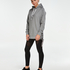 HKMX Sweater lace up, Grey