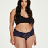 Franzi V-shaped Brazilian Curvy, Blue