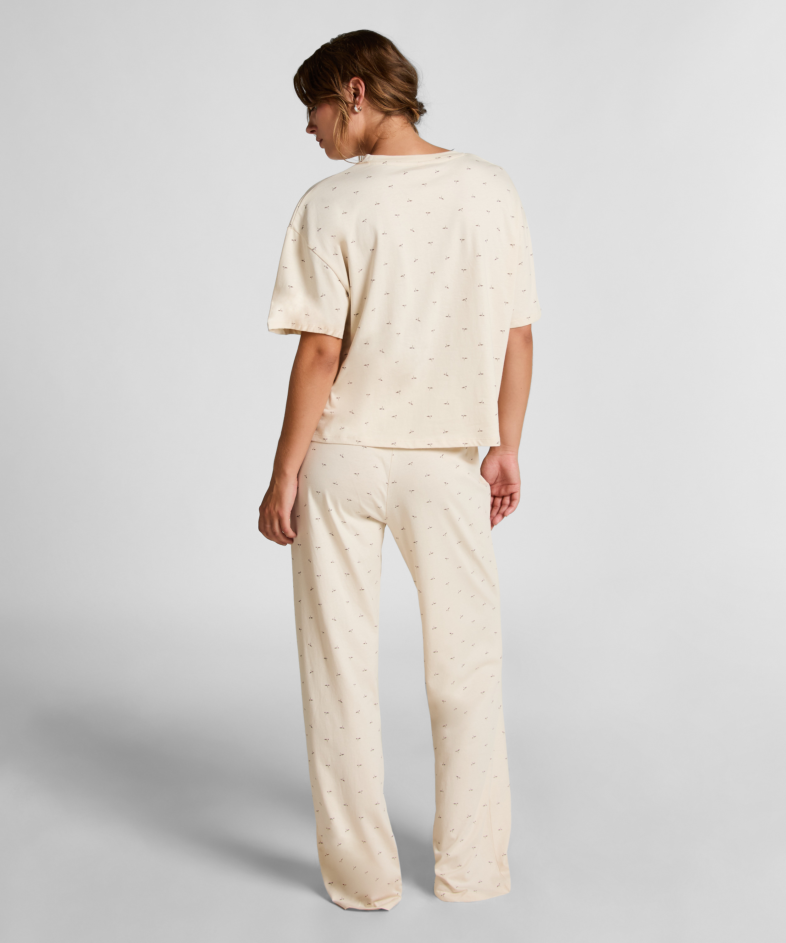 Pyjama Set, White, main