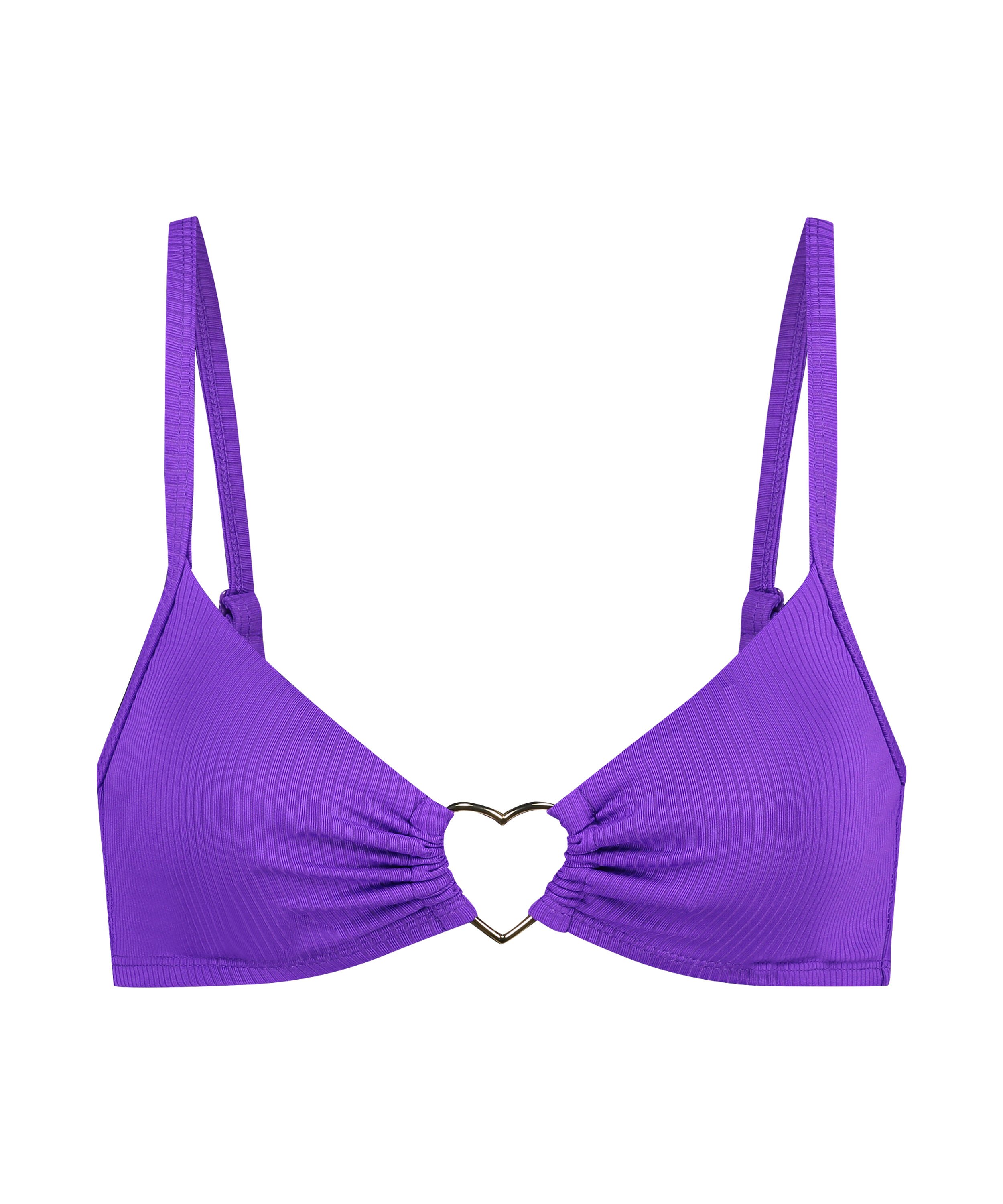 Eclipse Bikini Crop Top, Purple