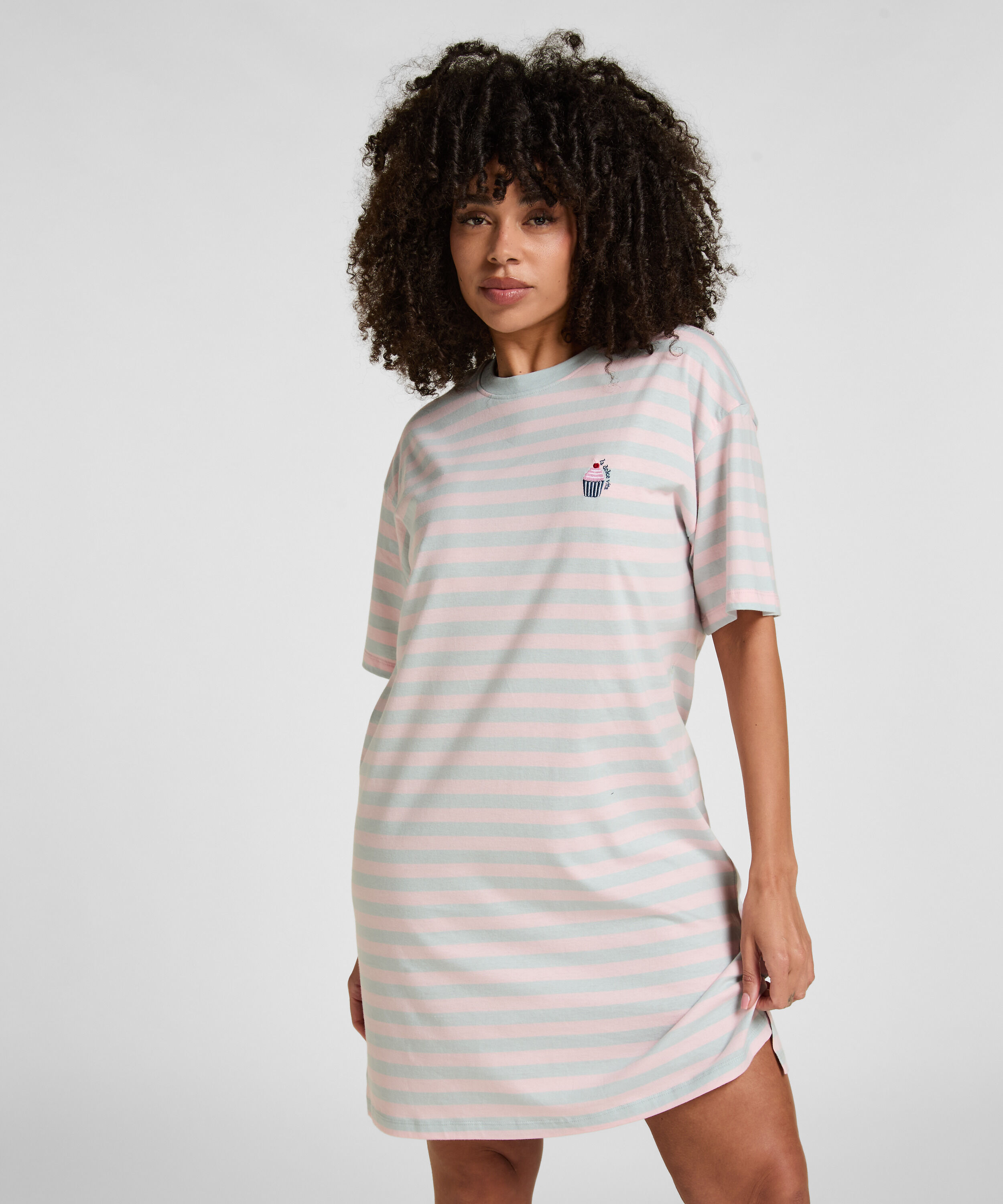 Roundneck Nightshirt, Blue