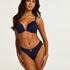 Cardi Padded Push-up Underwired Bra, Blue