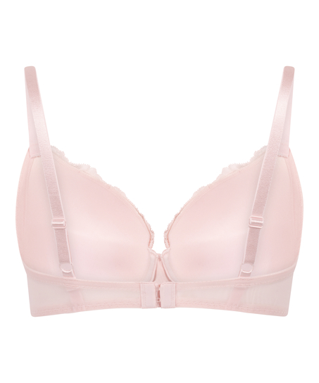 Teddy Padded Underwired Push-Up Bra, Pink