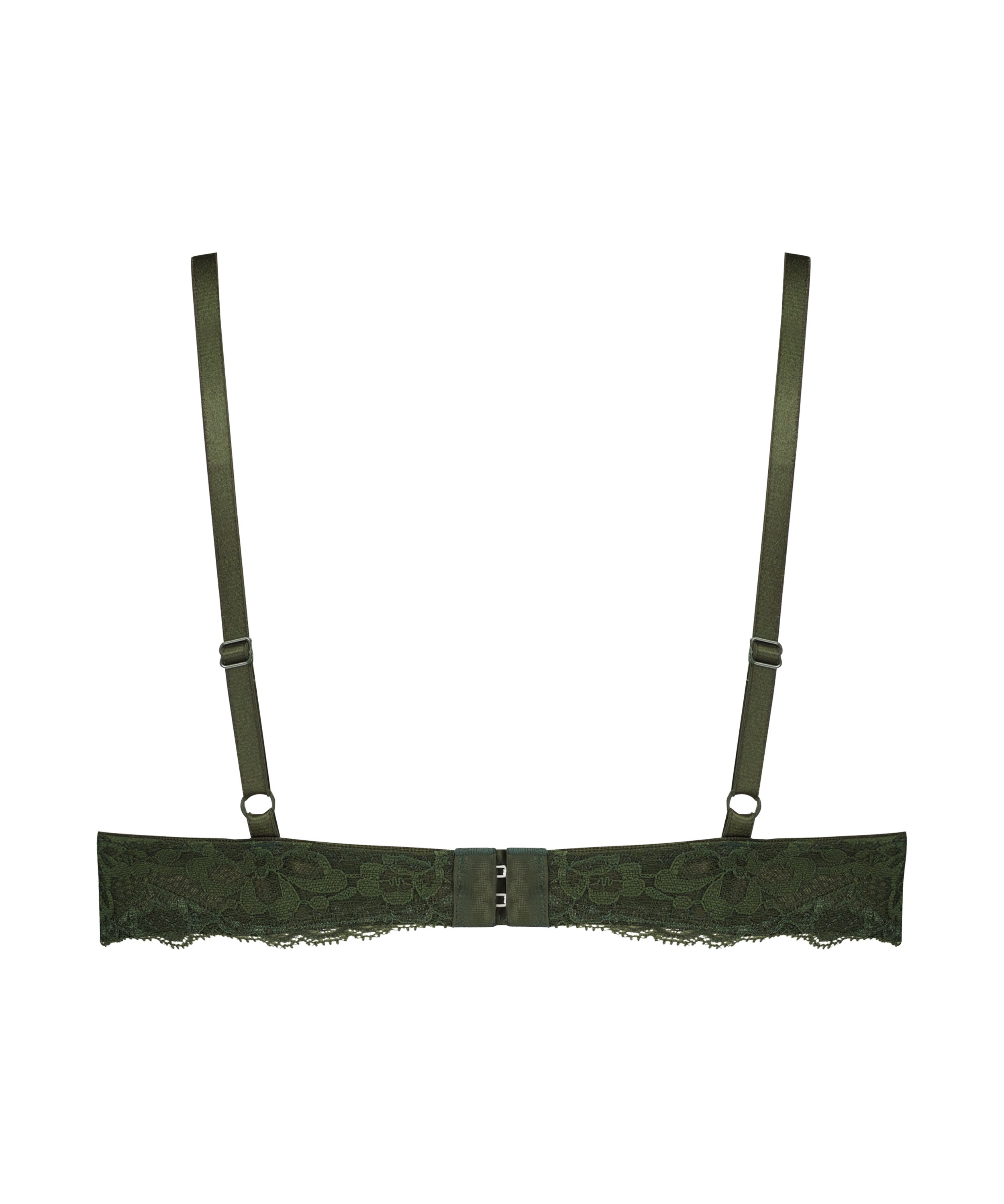 Marine Padded Underwired Bra, Green, main