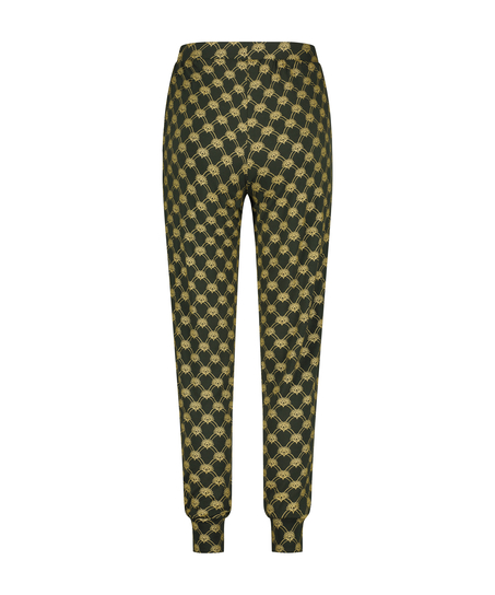 Jersey Pyjama Pants, Green