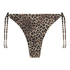 Cannes Cheeky Tanga Bikini Bottoms, Brown