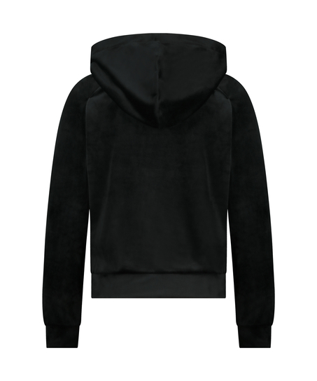 Velours top, Black