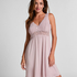 Nora Lace Slip Dress, Pink