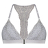Marina Padded Triangle Bralette, Grey