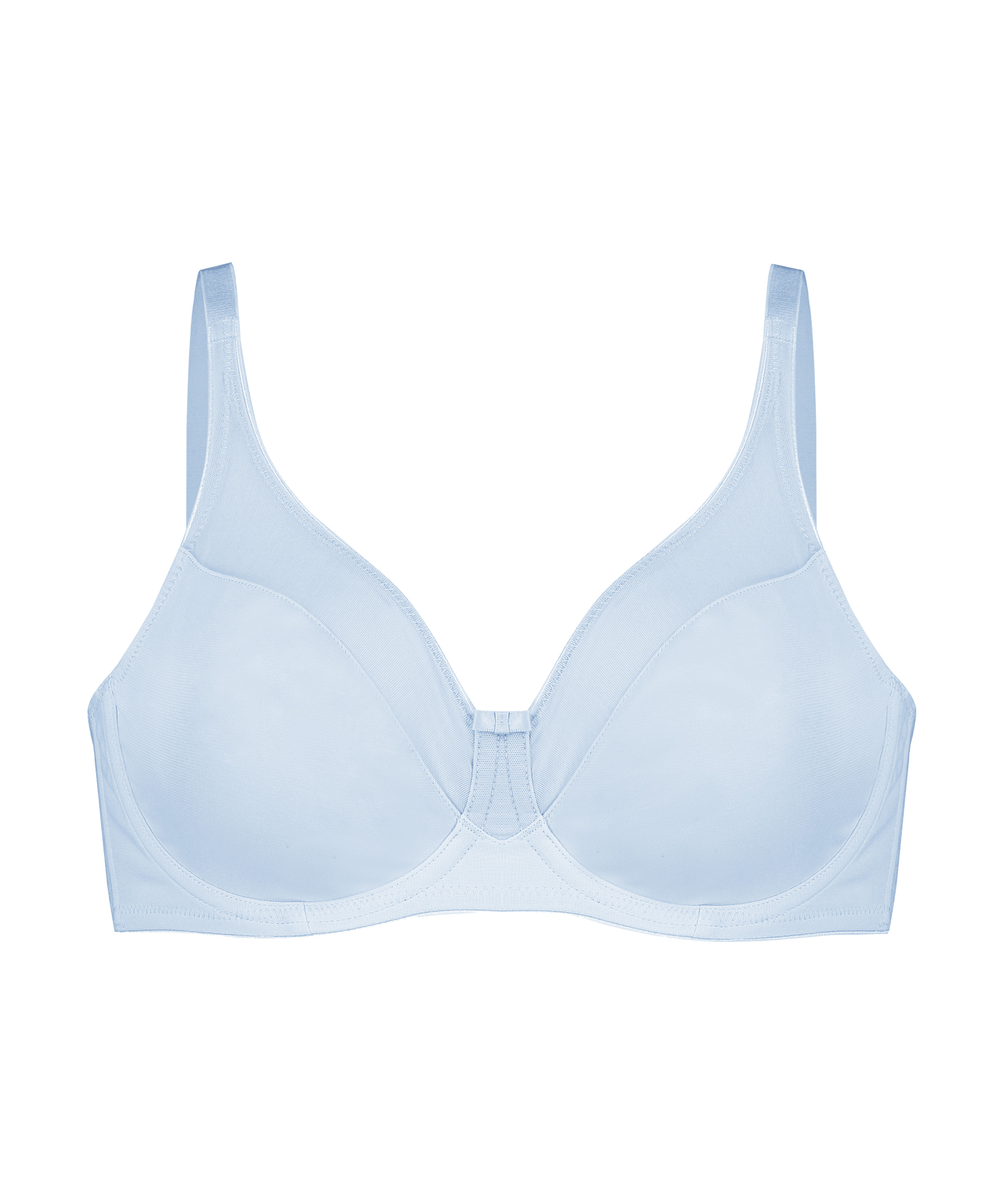 Nina Non-Padded Underwired Minimizer Bra, Blue, main