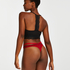 Cantaine low thong, Red
