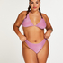 Tasmania triangle bikini top, Purple