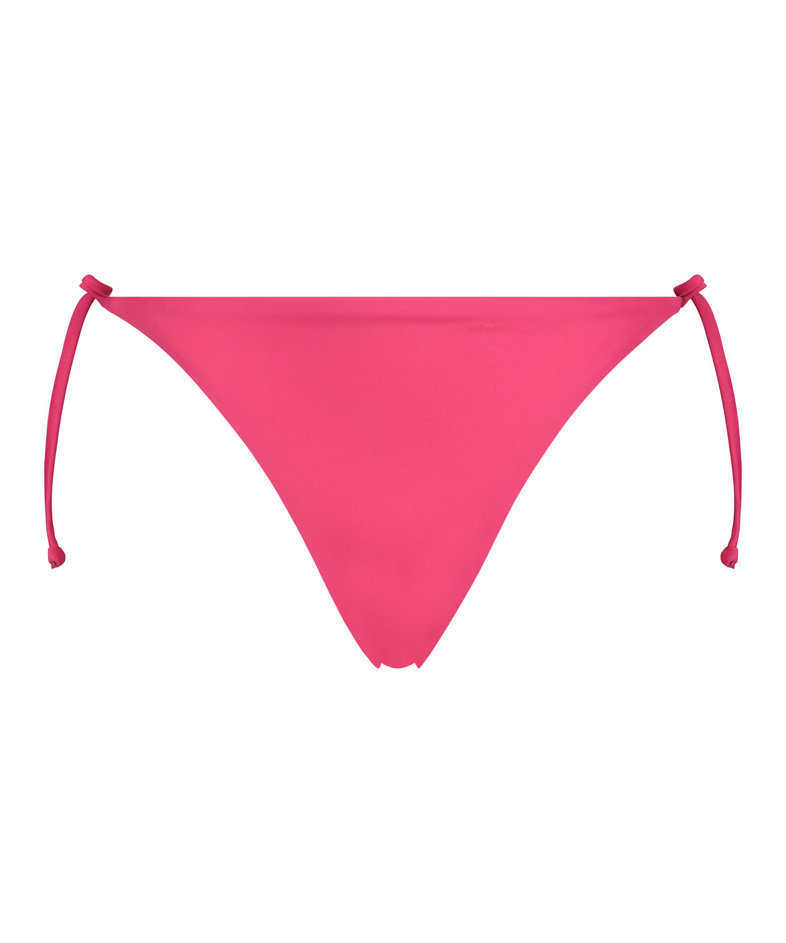Deluxe Thong Bikini Bottoms, Pink, main