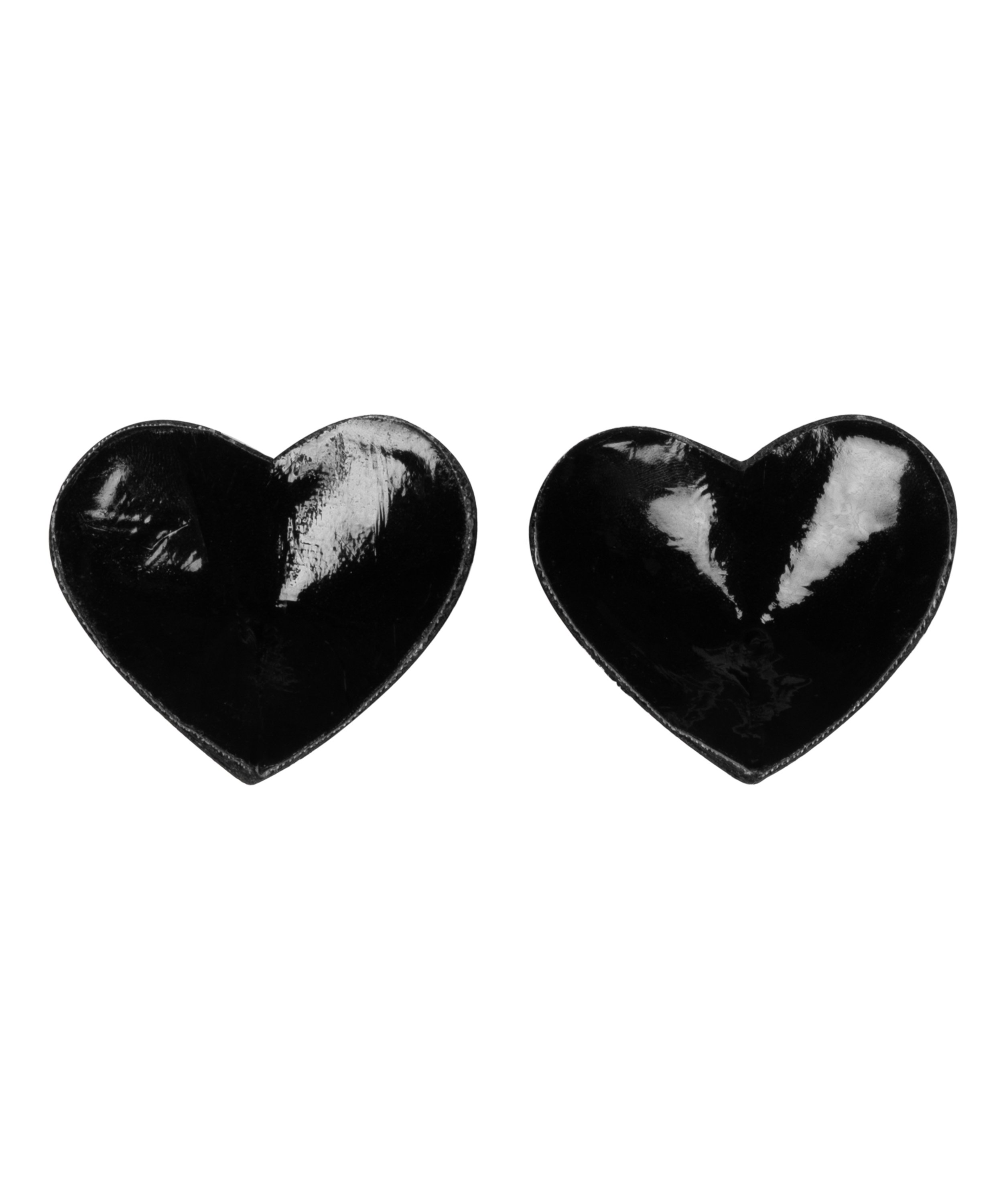 Nienke Heart Nipple Covers, Black, main