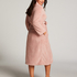Fleece Bathrobe, Pink