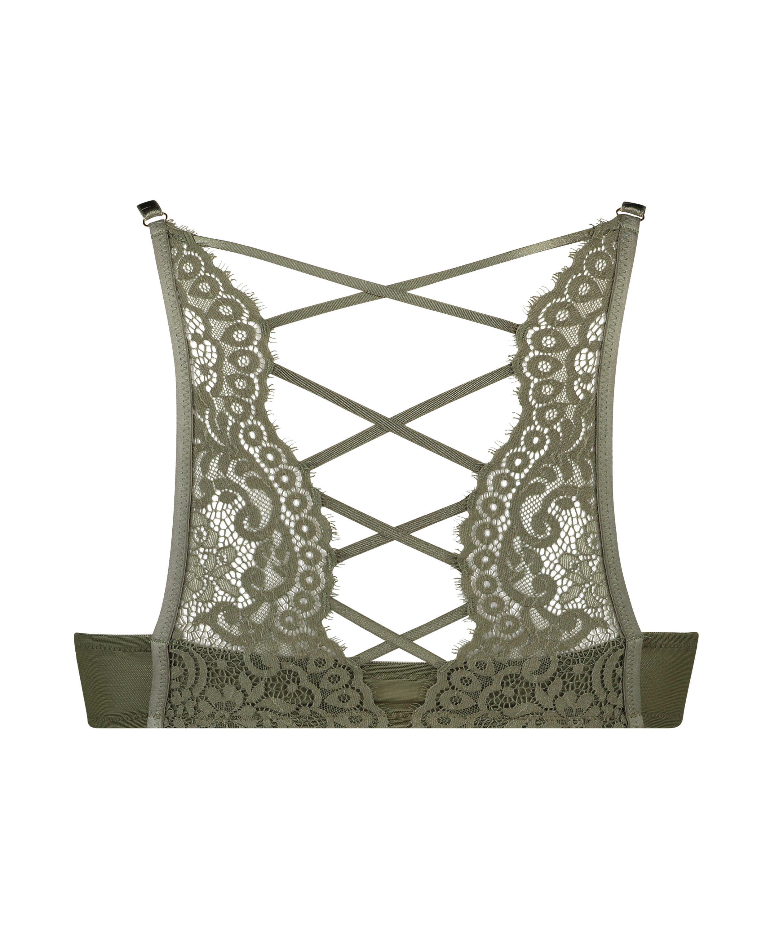 Cardi Padded Push-up Underwired Bra, Green, main