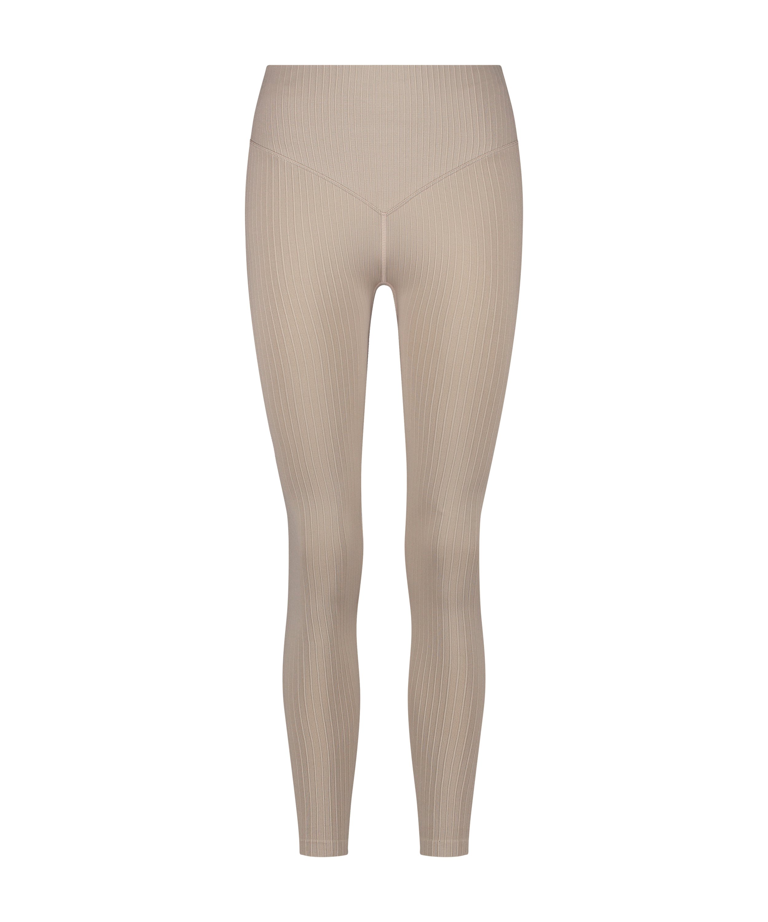 HKMX High waisted seamless sport legging, Beige, main