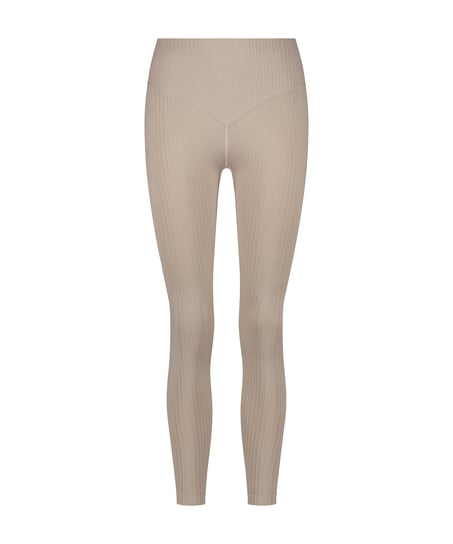 HKMX High waisted seamless sport legging, Beige