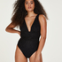 Crochet swimsuit, Black