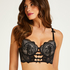Oceana Padded Longline Underwired Bra Rebecca Mir, Black