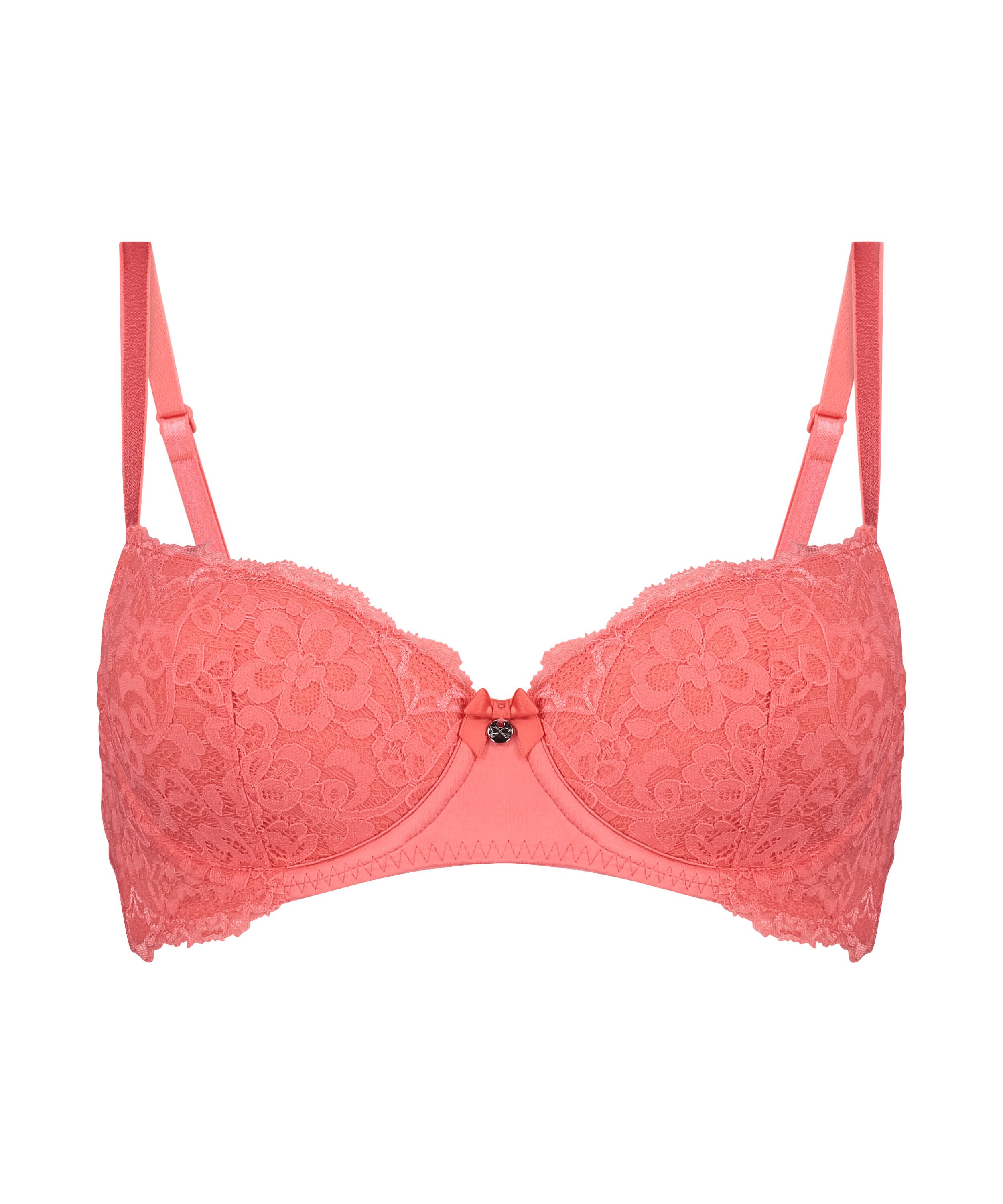 Marine Padded Underwired Bra, Pink