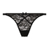 High-cut thong Corby, Black