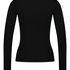 Jersey Long-sleeved Pyjama Top, Black