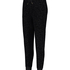 HKMX Leopard Jogging Bottoms, Black