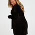 Velvet Bathrobe, Black