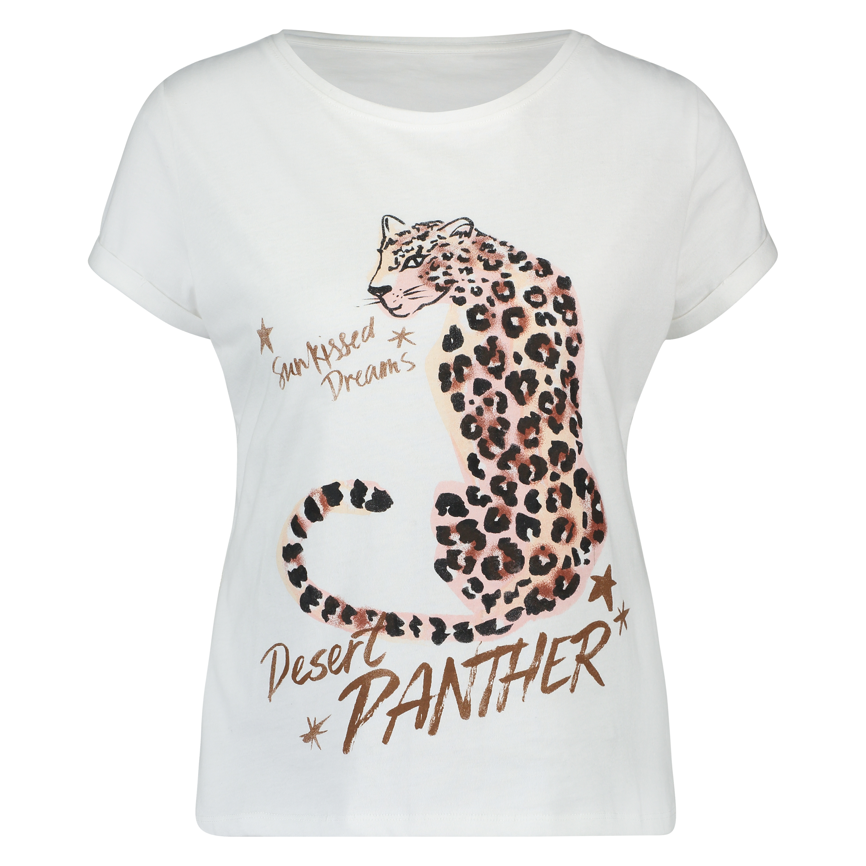 Short-Sleeved Pyjama Top, White, main