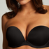 Padded Underwired Strapless Maximizer Bra, Black