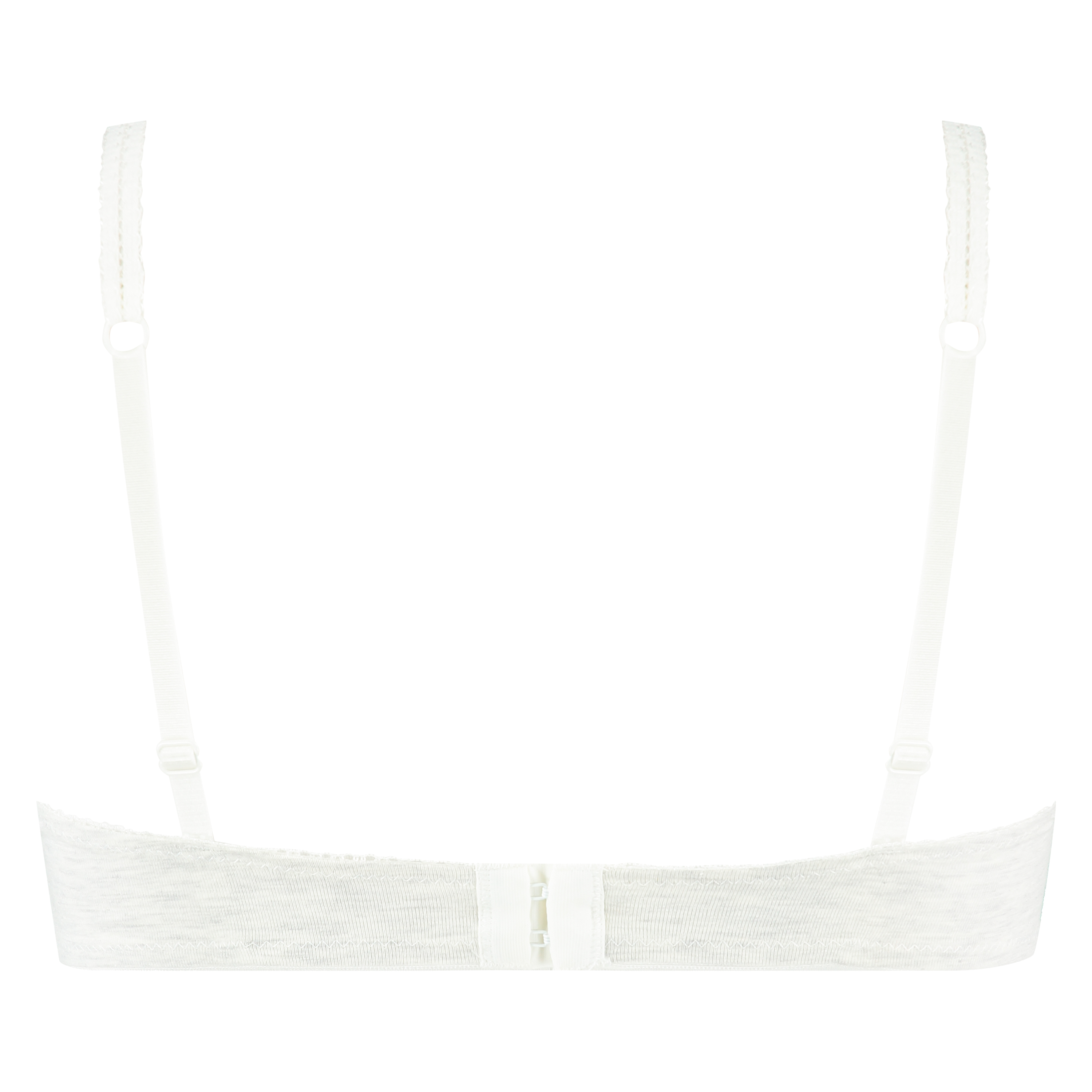 Secret Lace cotton padded underwired bra, Grey, main