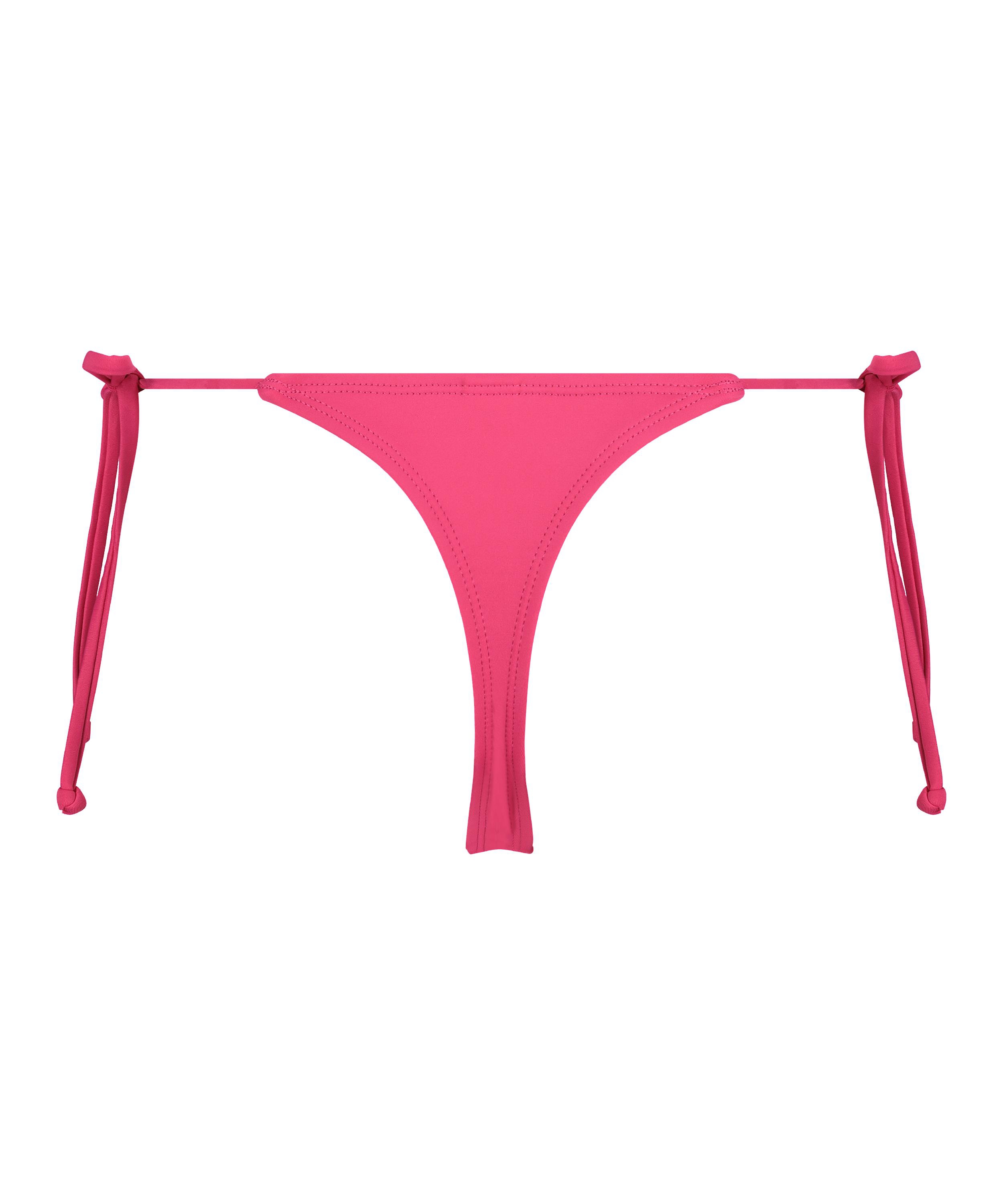 Deluxe Thong Bikini Bottoms, Pink, main