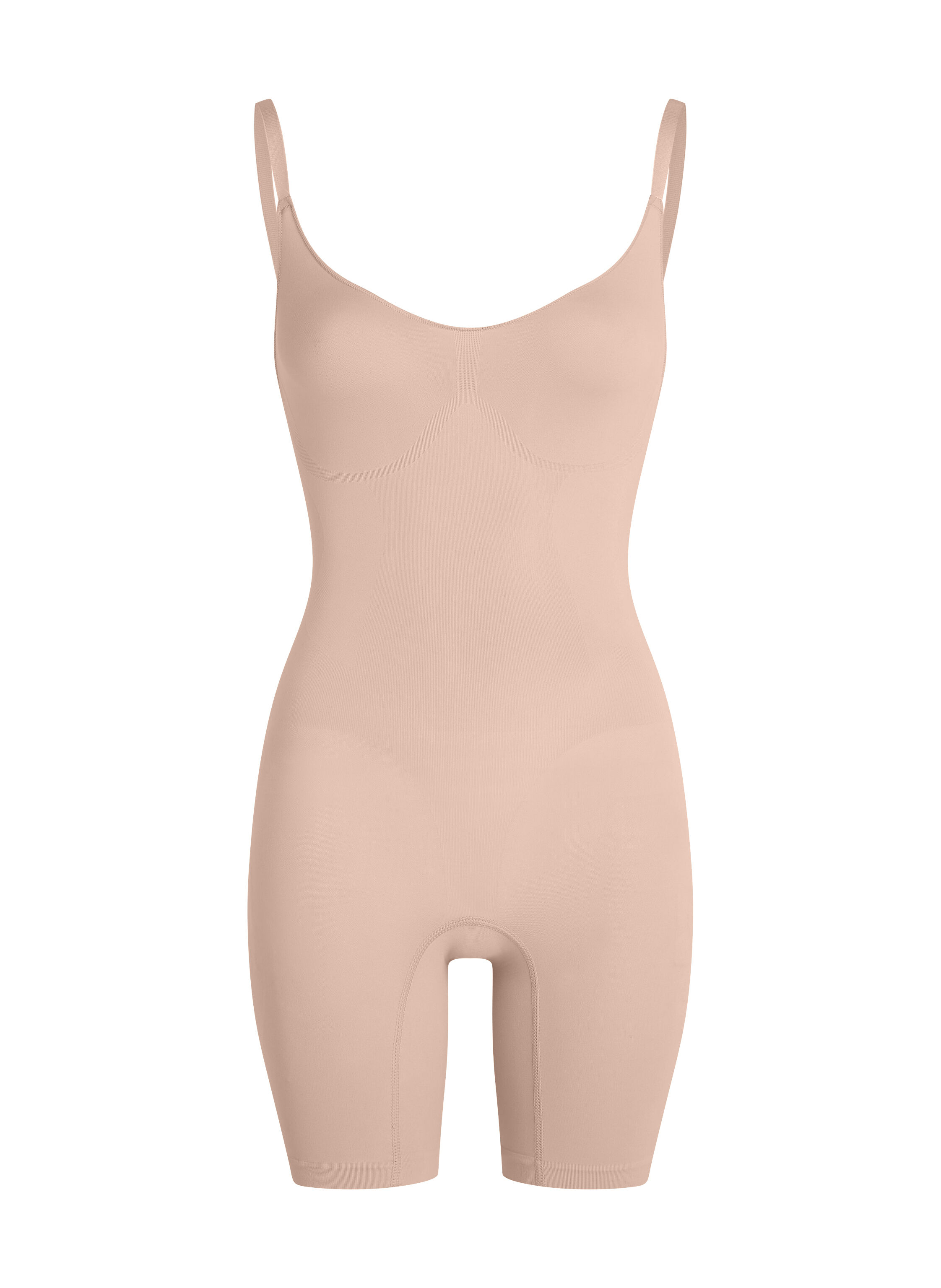 Seamless Enhancing Thigh Slimmer, Beige
