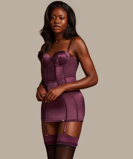 Demi Slip Dress, Purple