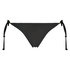 Sunset Dream Thong Bikini Bottoms, Black