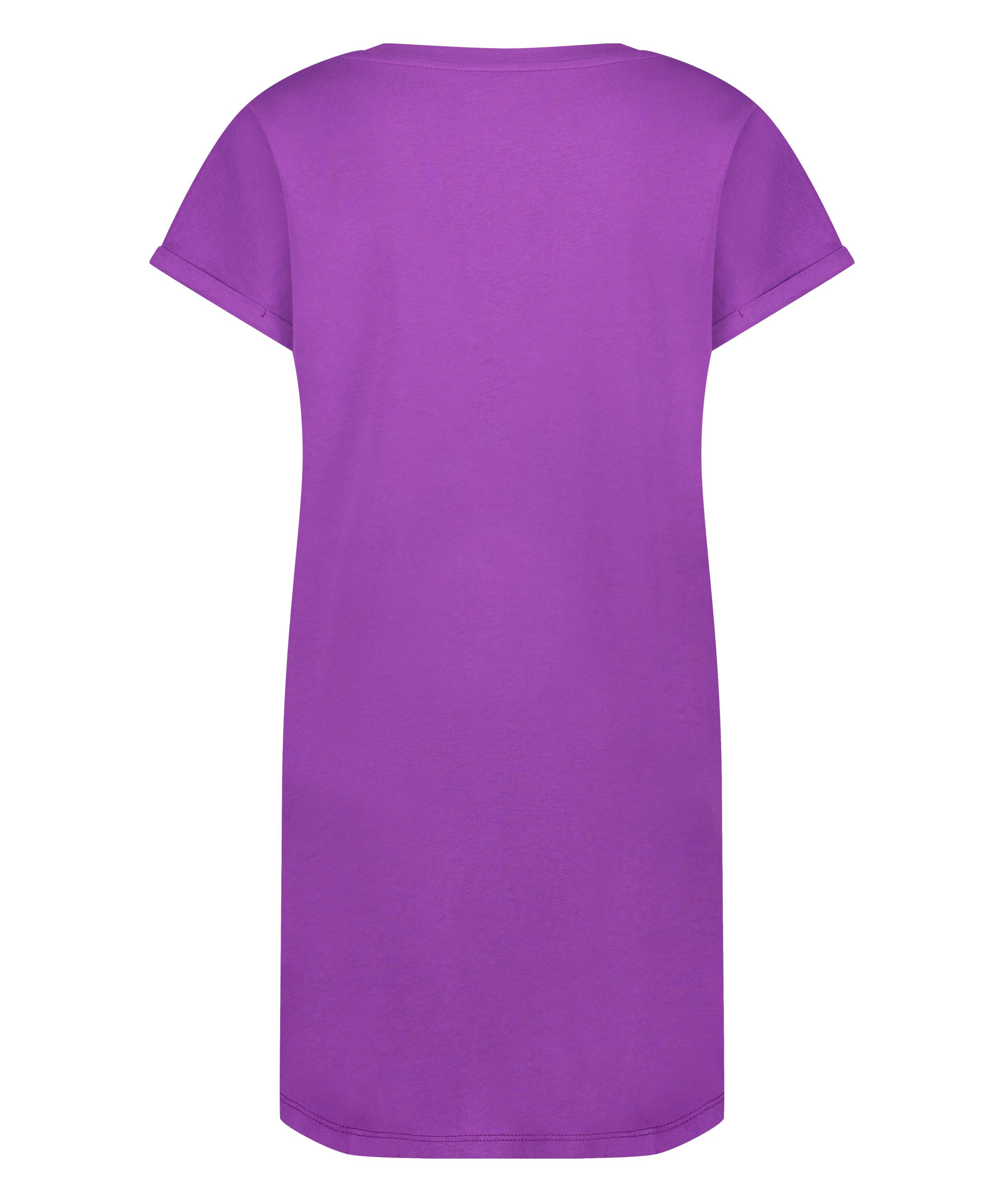 Round Neck Nightshirt, Purple, main