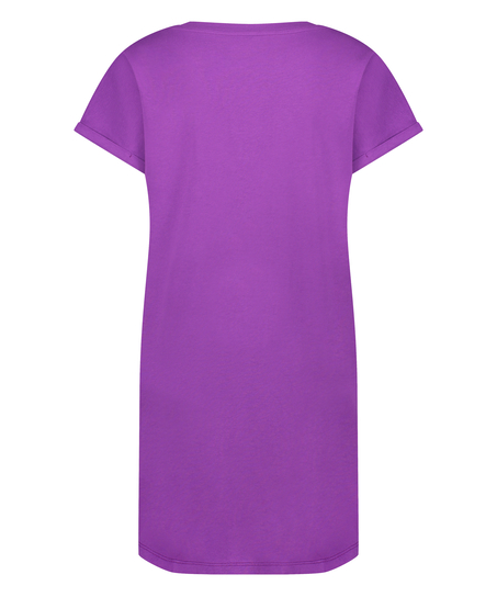 Round Neck Nightshirt, Purple
